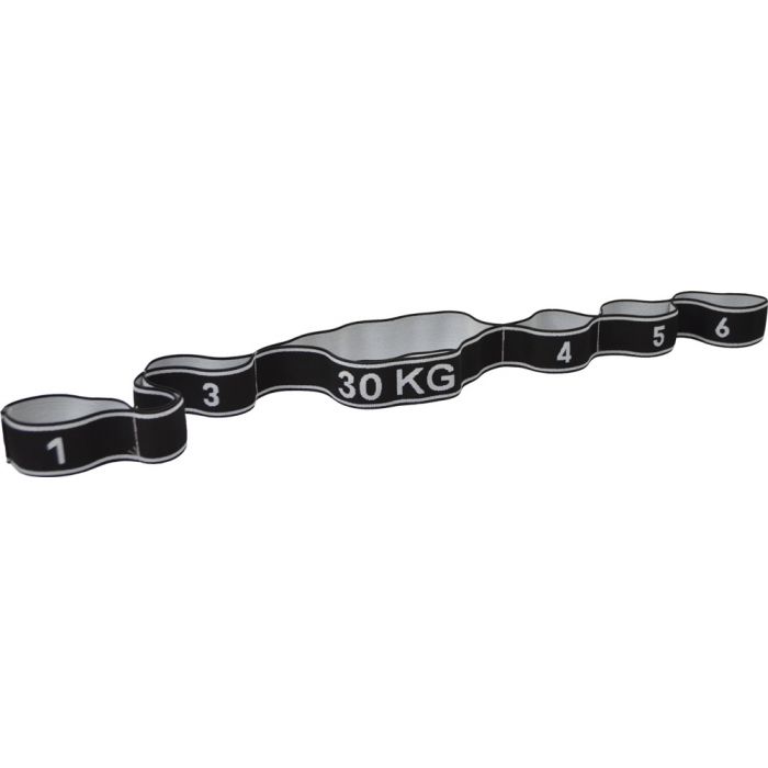 FITNESS FORCE 30 BLACK/WHITE ELASTIC BAND