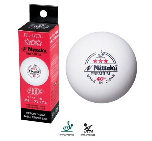 3 NITTAKU 3* PREMIUM 40+ Balls