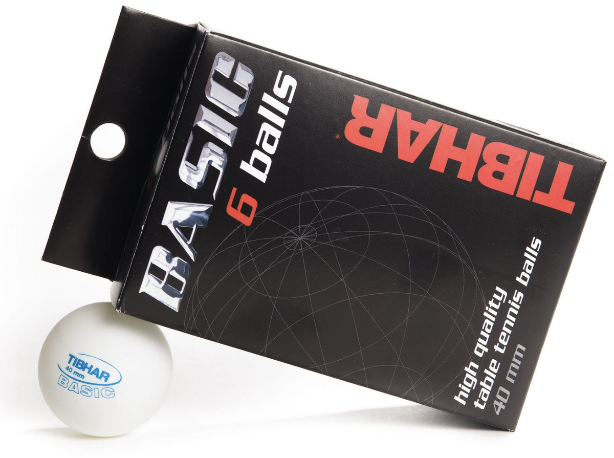 Tibhar Balls Basic 40mm 6 pcs