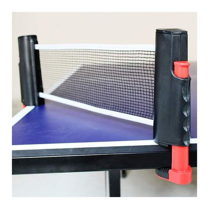 Retractable ping pong net black/red 