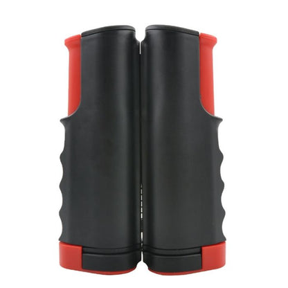 Retractable ping pong net black/red 