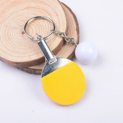 Table tennis keychain