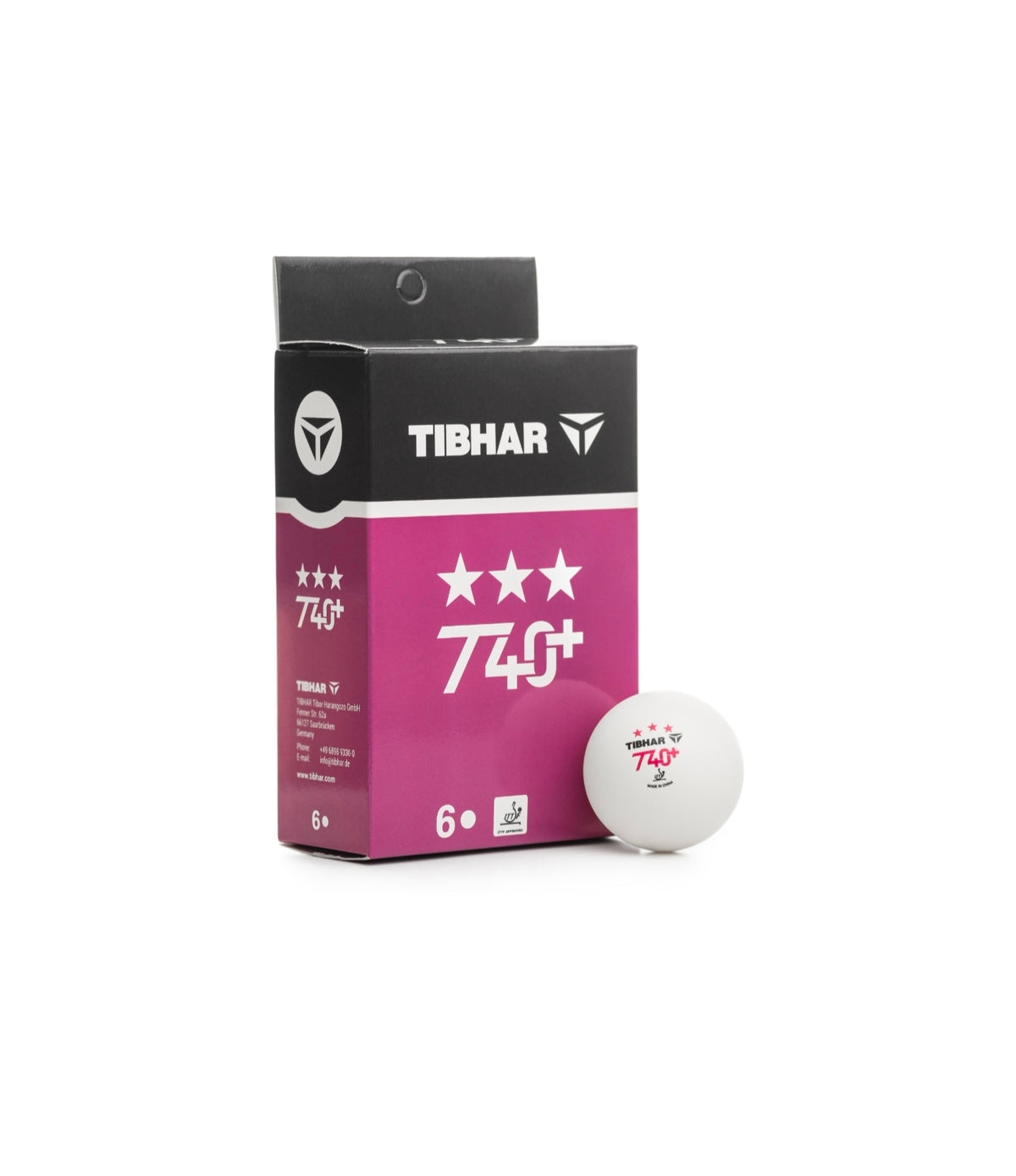 Tibhar 3*** T40+ (seam) 6 balls
