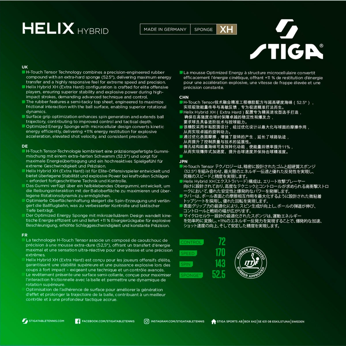 Stiga Helix Hybrid XH